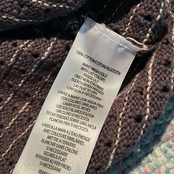 NWT Calvin Klein Jeans 100% cotton loose knit Top size Large - Picture 5 of 10